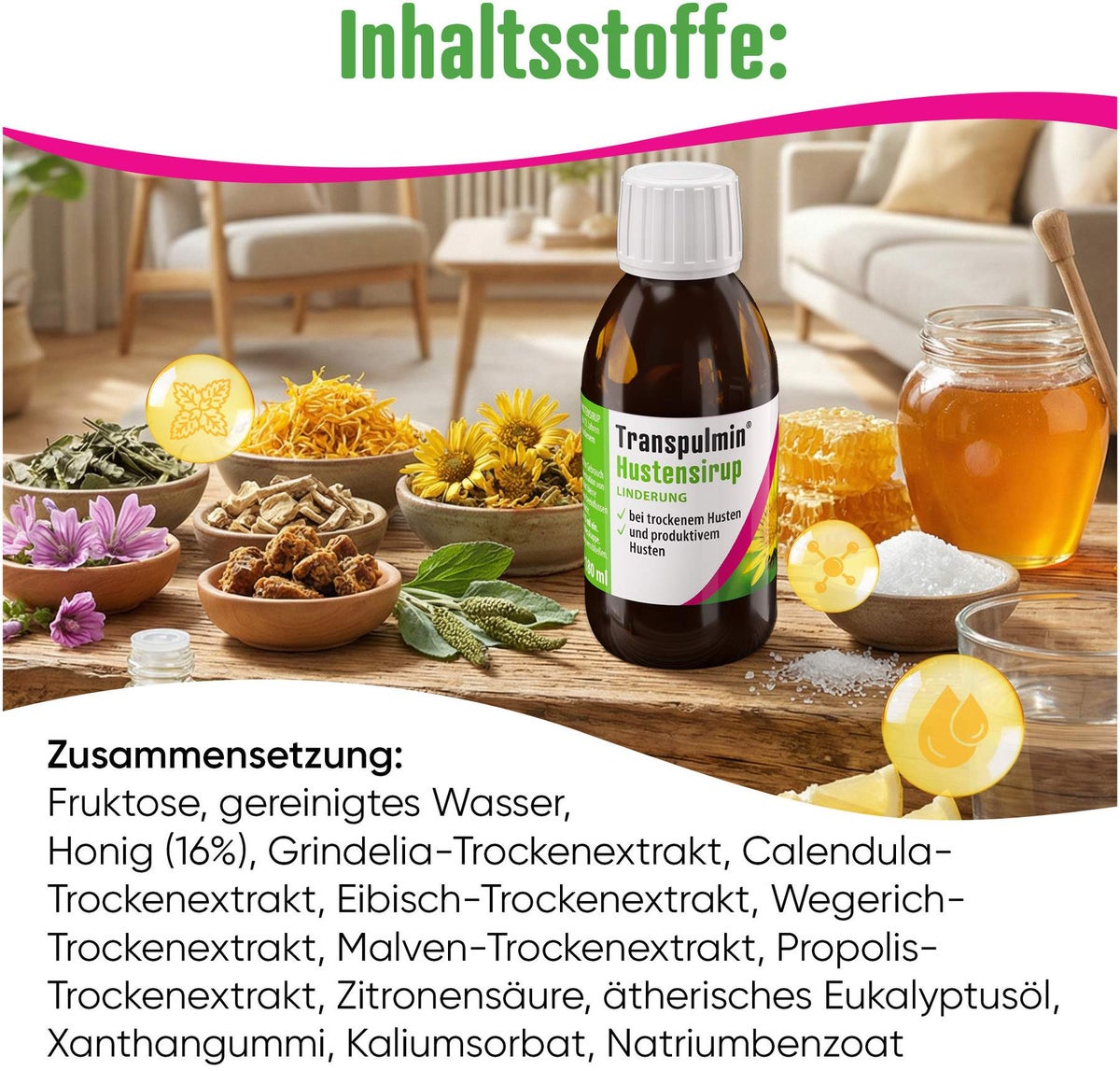 Transpulmin Hustenstiller Sirup 180 ml