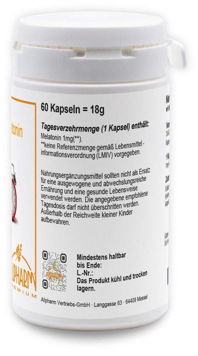 Allpharm Melatonin 60 Kapseln