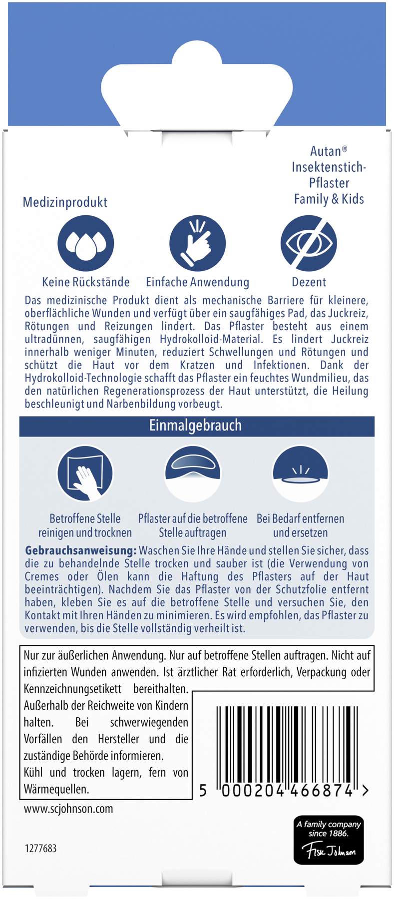Autan Insektenstich-Pflaster 30 Stück