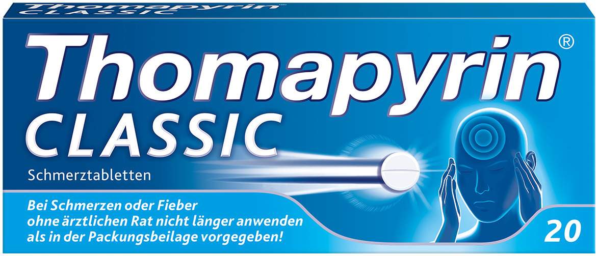 Thomapyrin Classic 20 Schmerztabletten