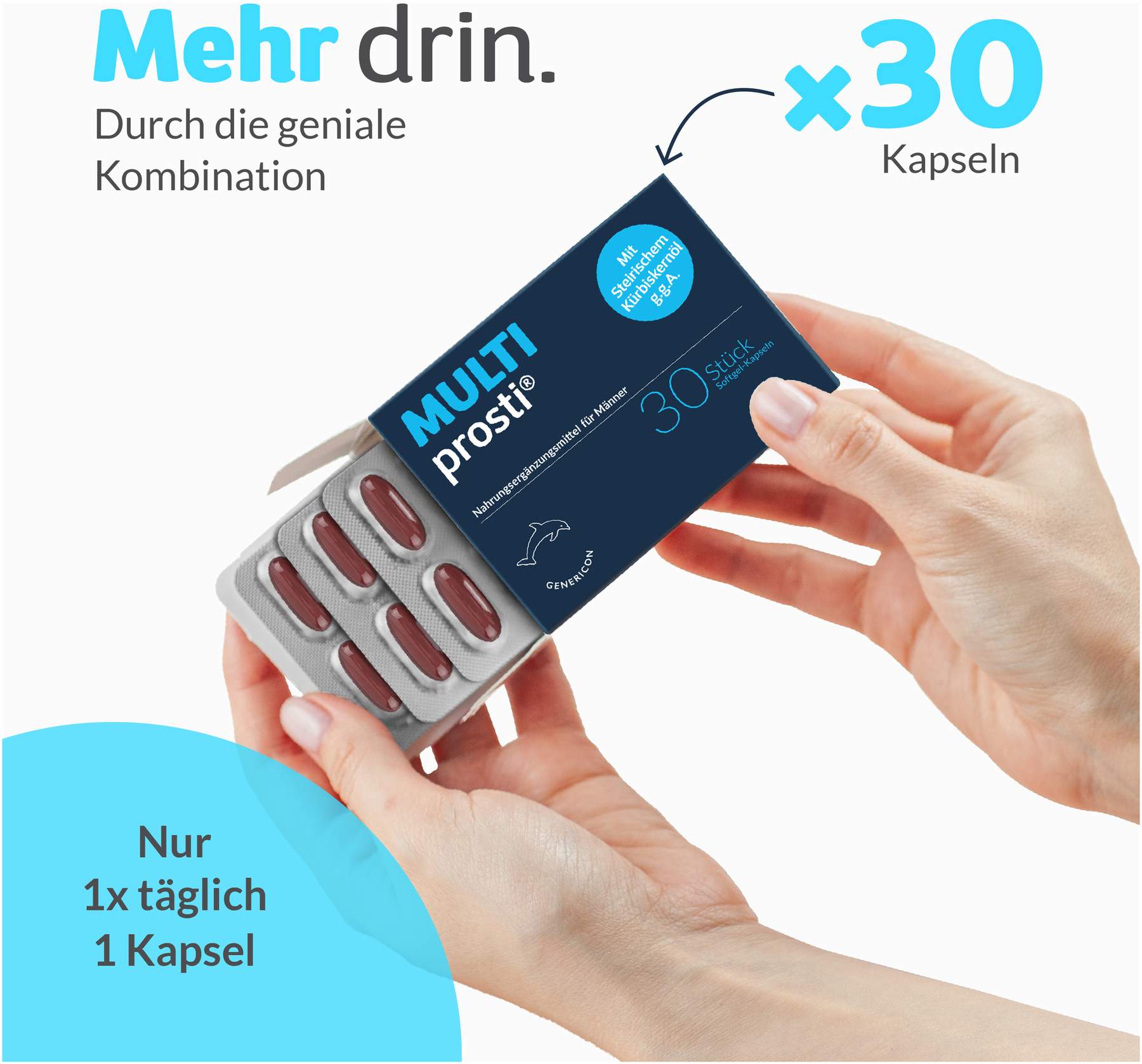 Multiprosti Softgel-Kapseln 30 Stück