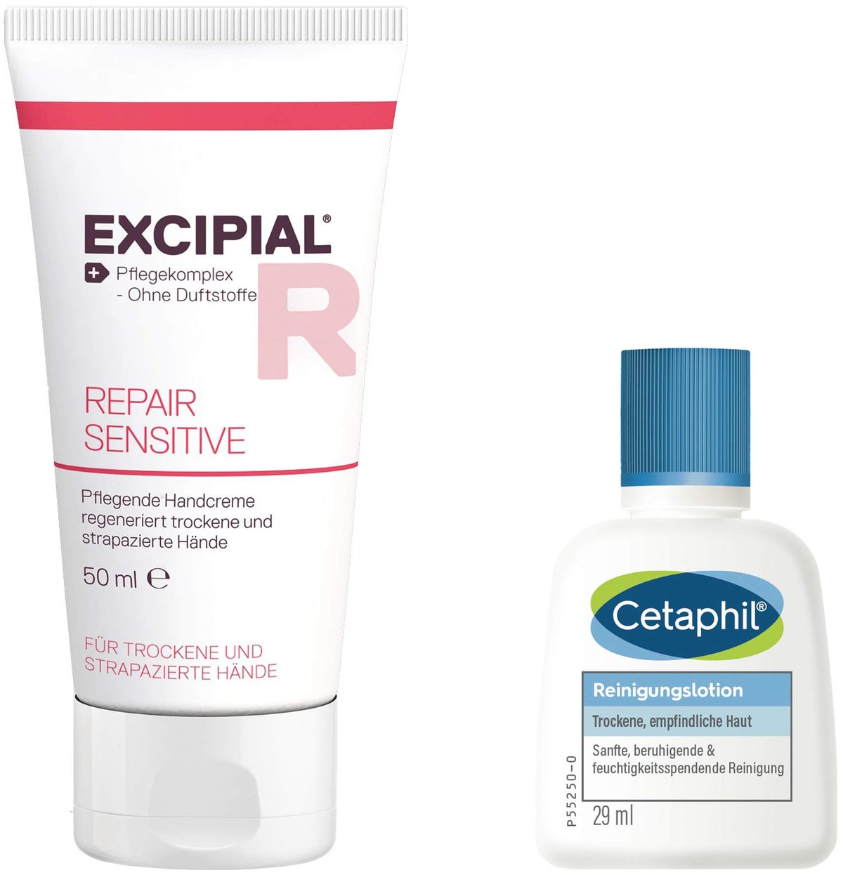 Excipial Repair Sensitive Creme 50 ml + gratis Cetaphil Reinigungslotion 29 ml