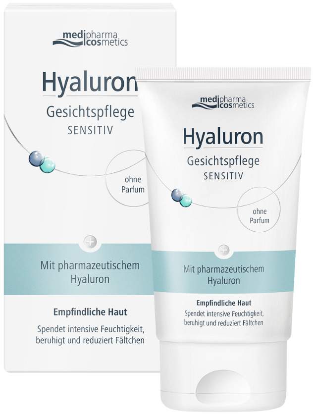 medipharma cosmetics Hyaluron Gesichtspflege sensitive 50 ml Creme
