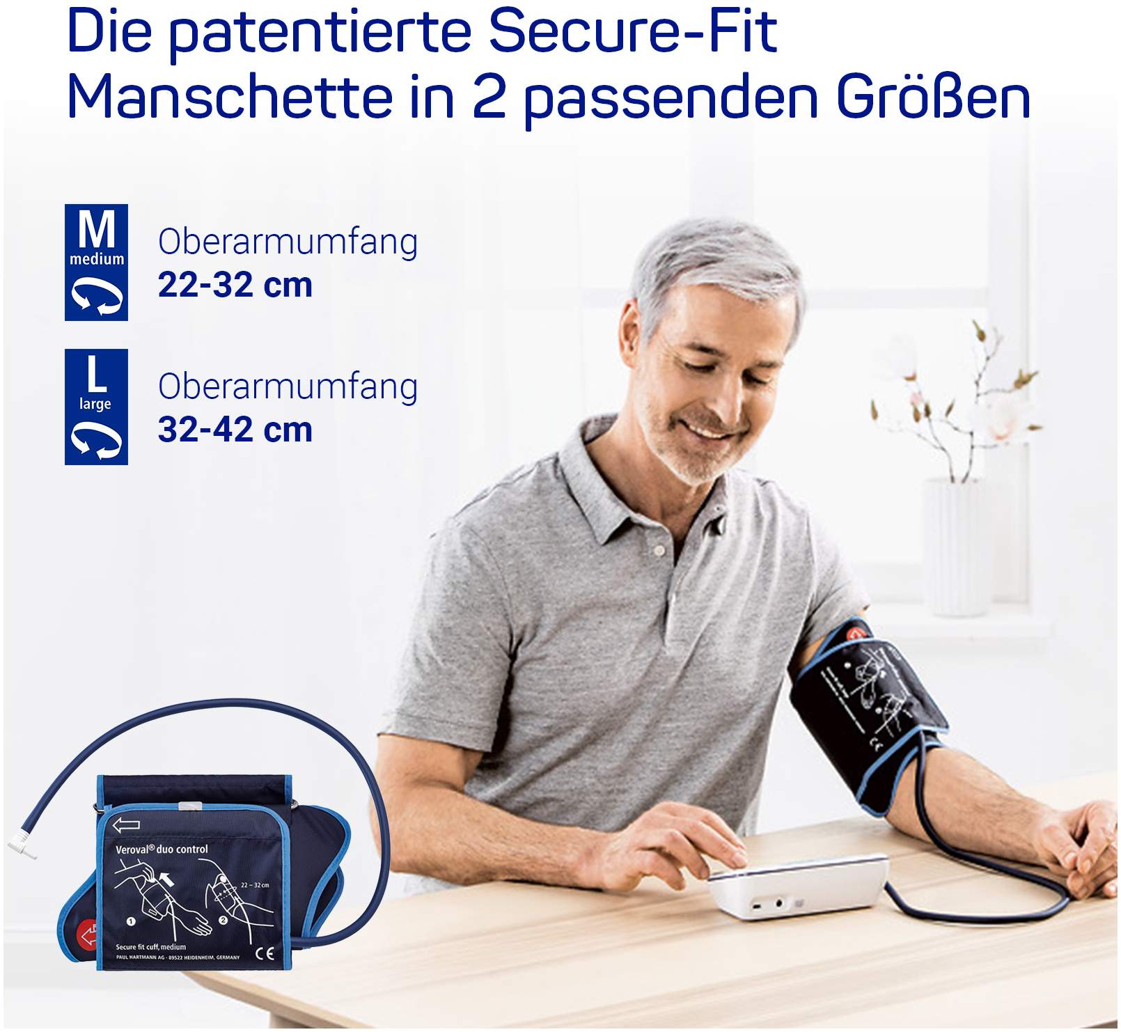 Veroval Duo Control Oberarm - Blutdruckmessgerät