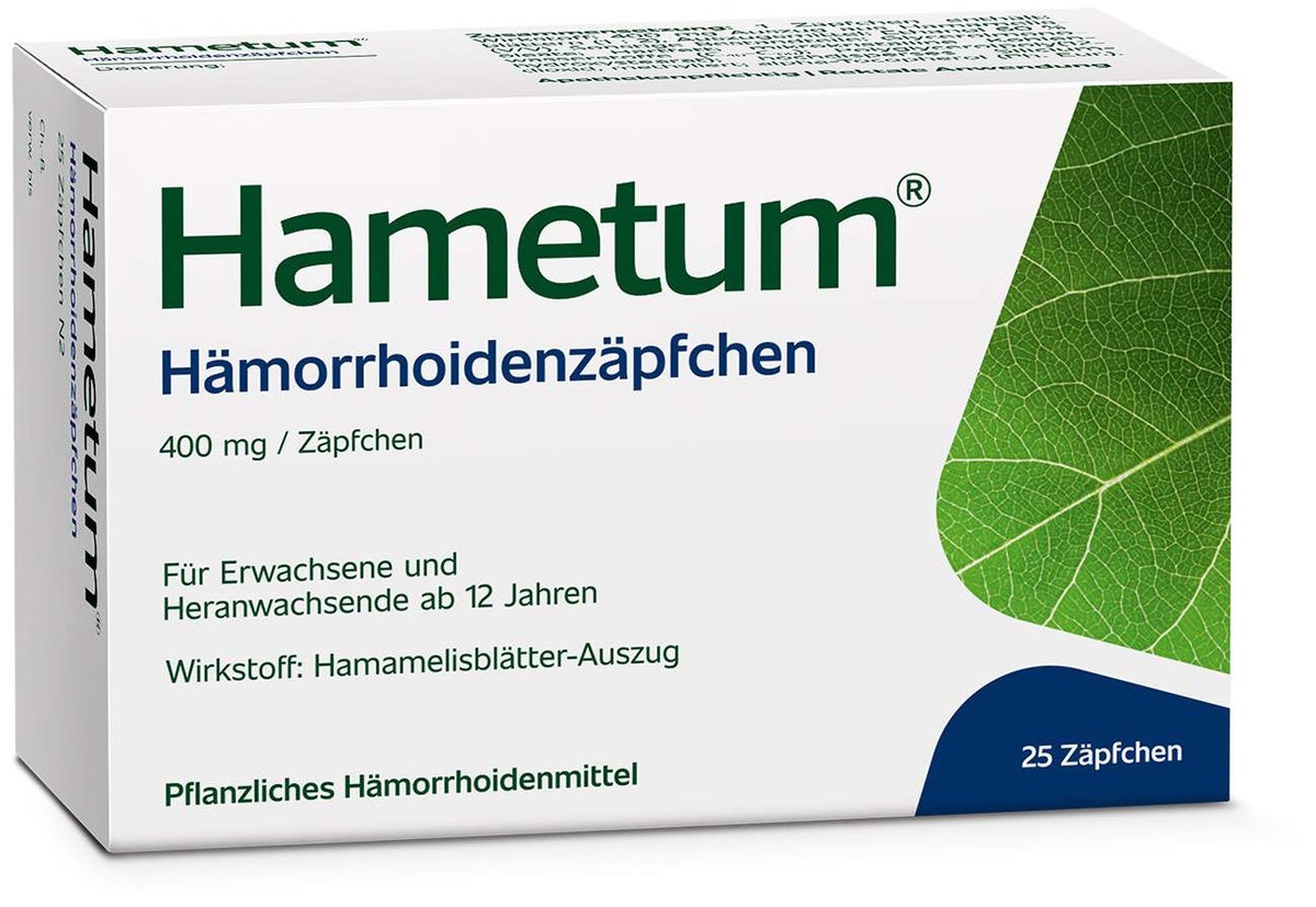 Hametum Hämorrhoidenzäpfchen 25 Stück