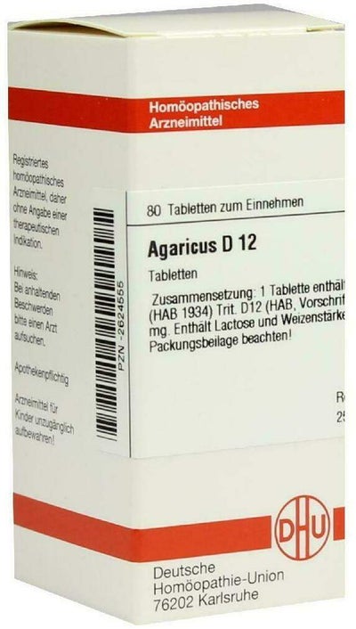Dhu Agaricus D12 80 Tabletten