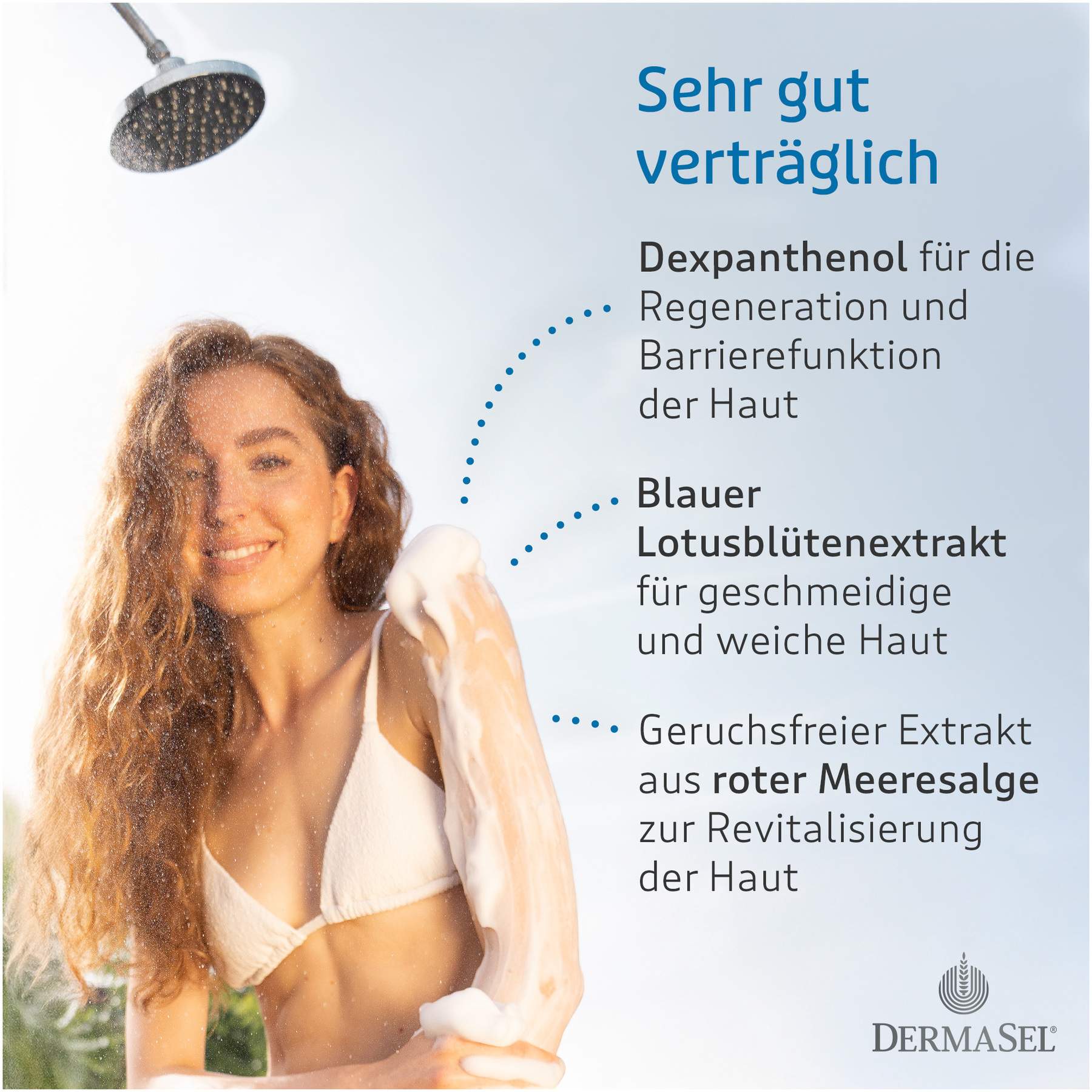 Dermasel Totes Meer Pur+ Duschschaum 180 ml