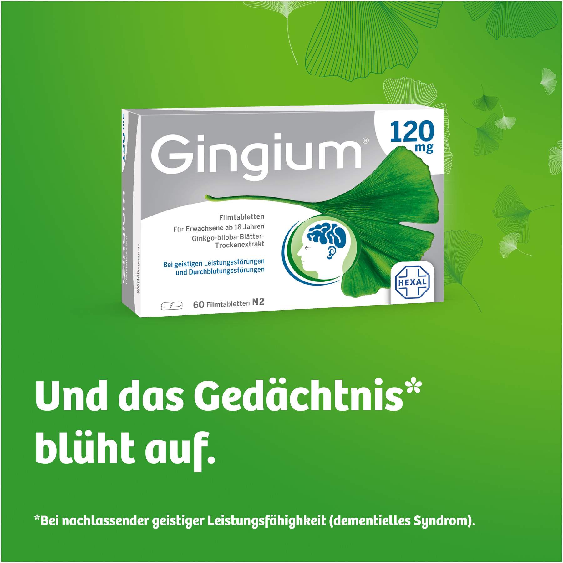 Gingium 120 mg 60 Filmtabletten