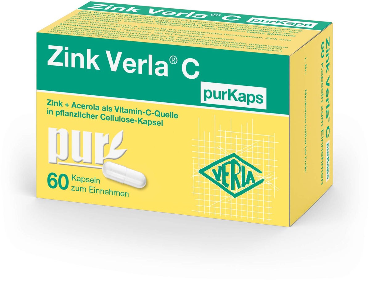 Zink Verla C purKaps 60 Kapseln
