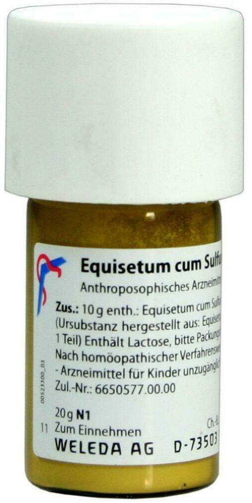 Weleda Euqisetum Cum Sulfure Tostum D6 20 G Trituration