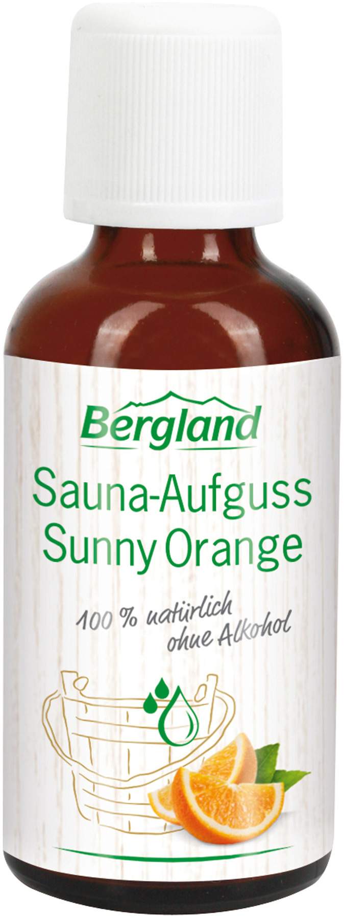 Sauna-Aufguss Sunny Orange Bergland 50 ml