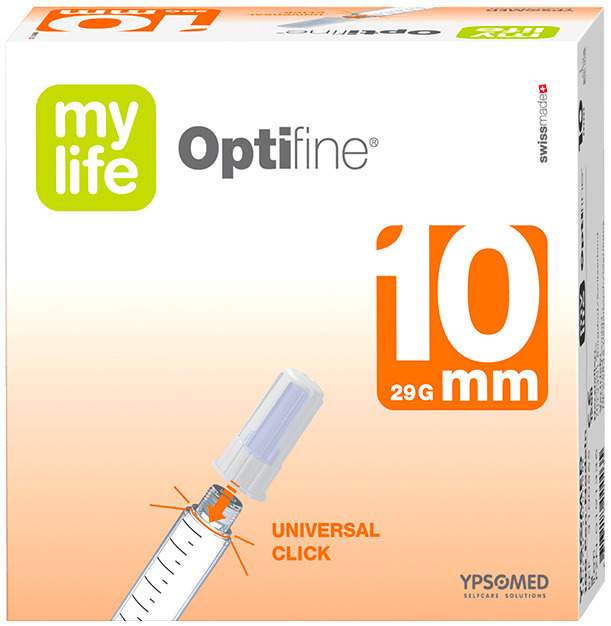 Mylife Optifine Pen-Nadeln 10 mm Cpc 100 Stk