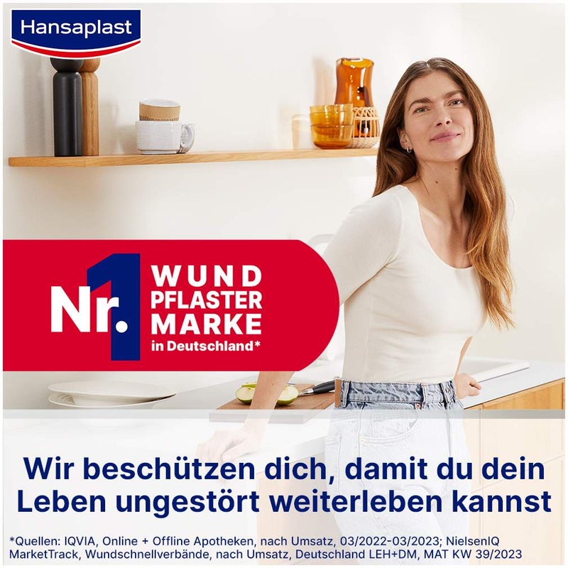 Hansaplast Aqua Protect Pflaster schnelle Heilung 8 Stück