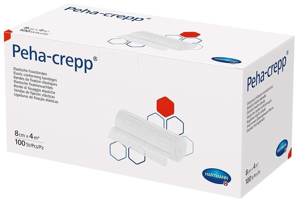 Peha Crepp Fixierbinde 4mx8cm Comp.Verp