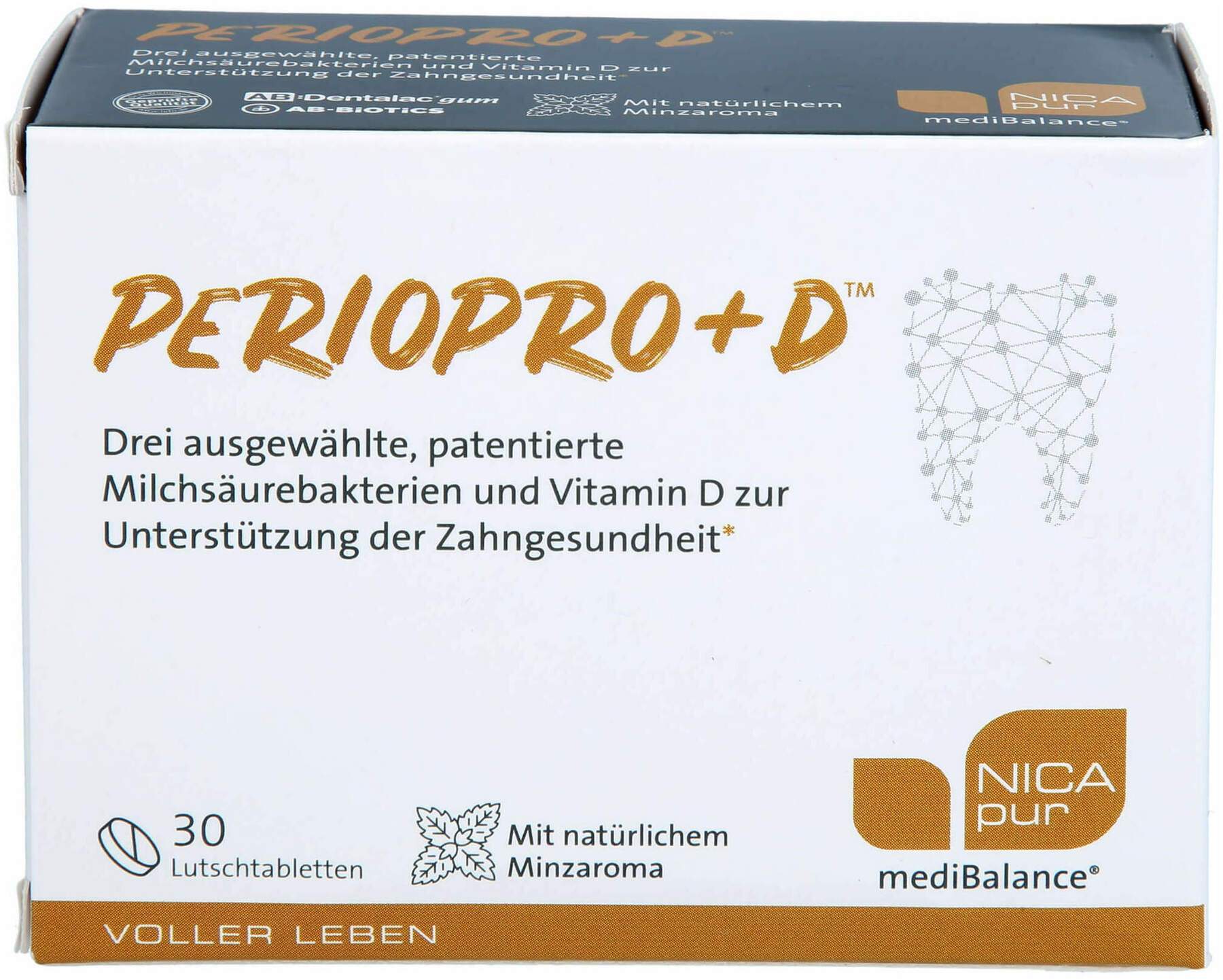 Nicapur Medibalance Periopro+d 30 Lutschtabletten