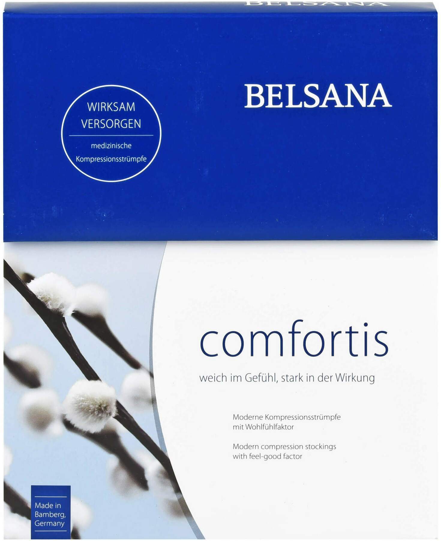 Belsana Comf K2 Ad 3 Lakritz M.Sp.L.Fuß 2 Stück