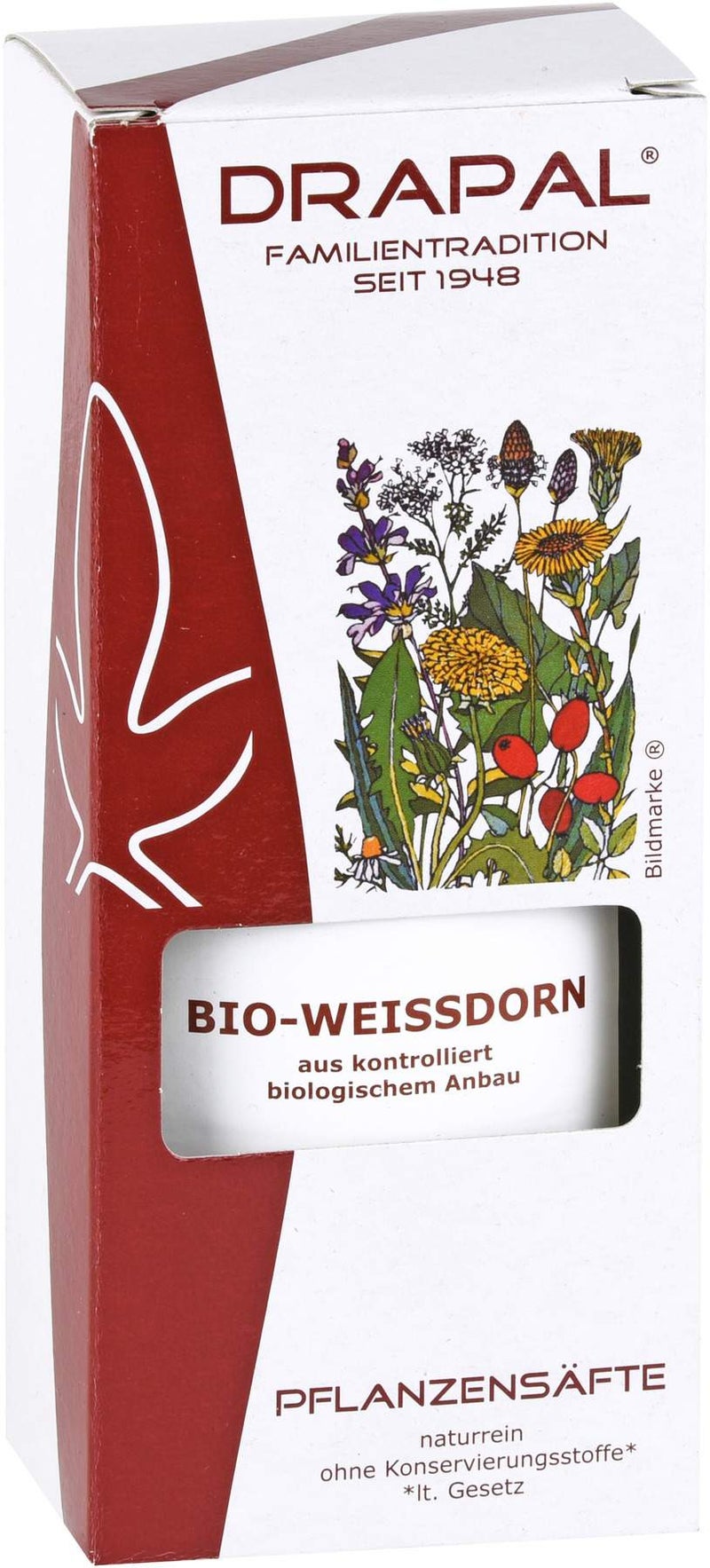 Weißdornbeeren Bio Pflanzensaft Drapal