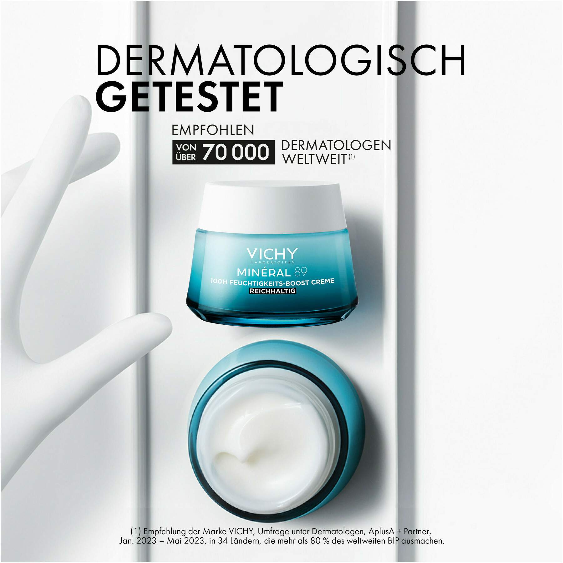 Vichy Mineral 89 100h Feuchtigkeits Creme mit Duft 50 ml