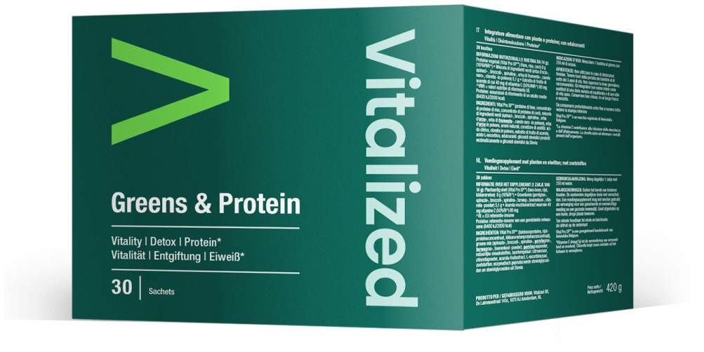 Vitalized Greens & Protein 30 Sachets
