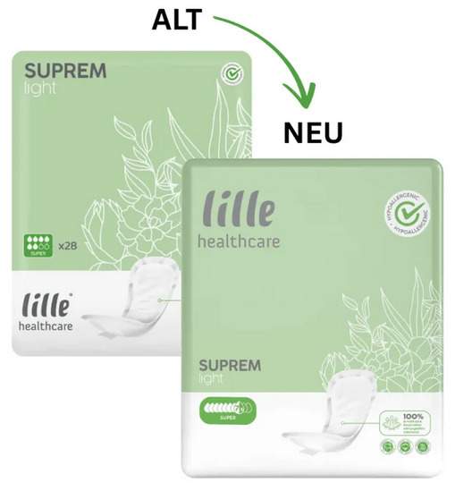 LILLE Suprem Light Inkontinenz Einlagen super 30 Stück