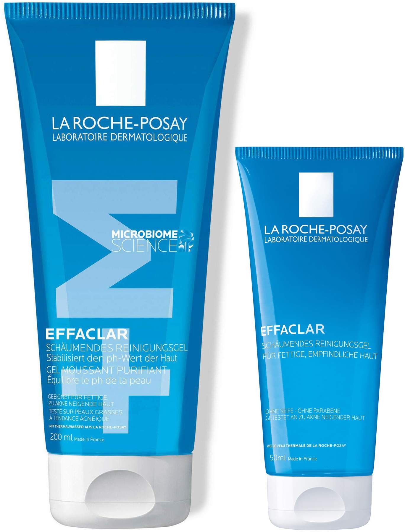 La Roche Posay Effaclar schäumendes Reinigungsgel 200 ml + gratis Effaclar Gel 50 ml