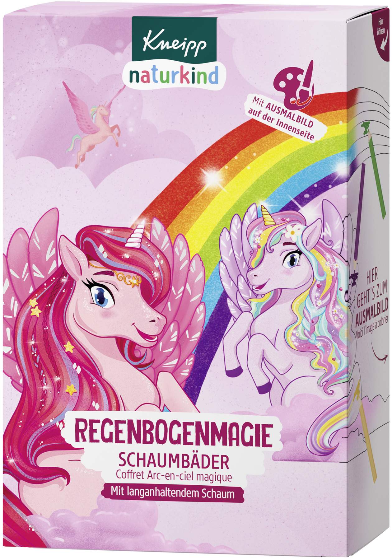 Kneipp naturkind Regenbogenmagie Geschenkset 3 x 40 ml