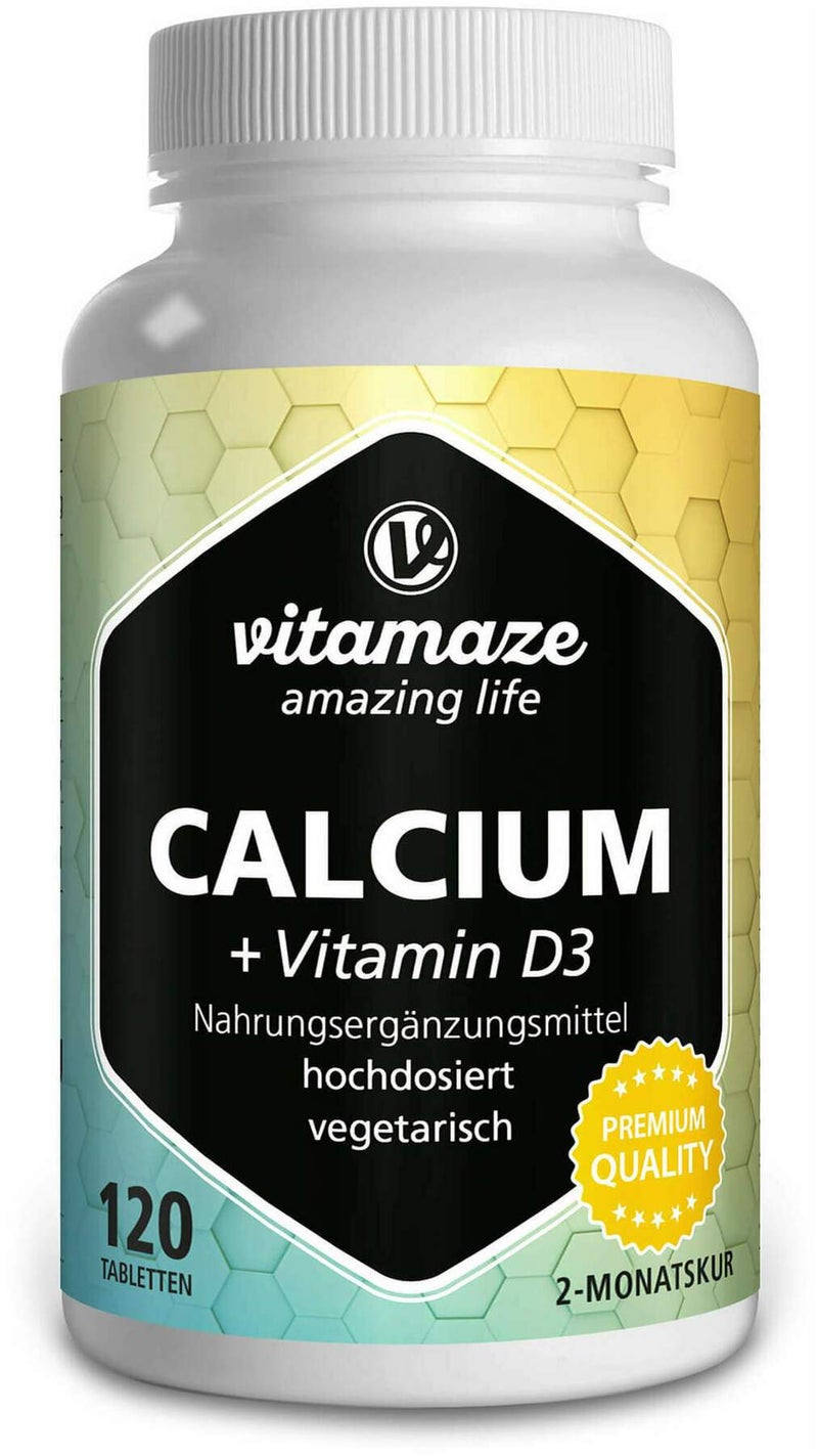 Calcium D3 600 Mg-400 I.E. Vegetarisch Tabletten 120  Stück