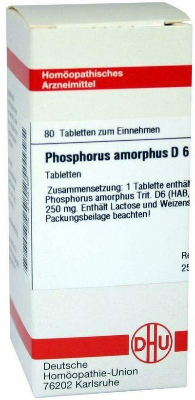Dhu Phosphorus Amorphus D6 80 Tabletten