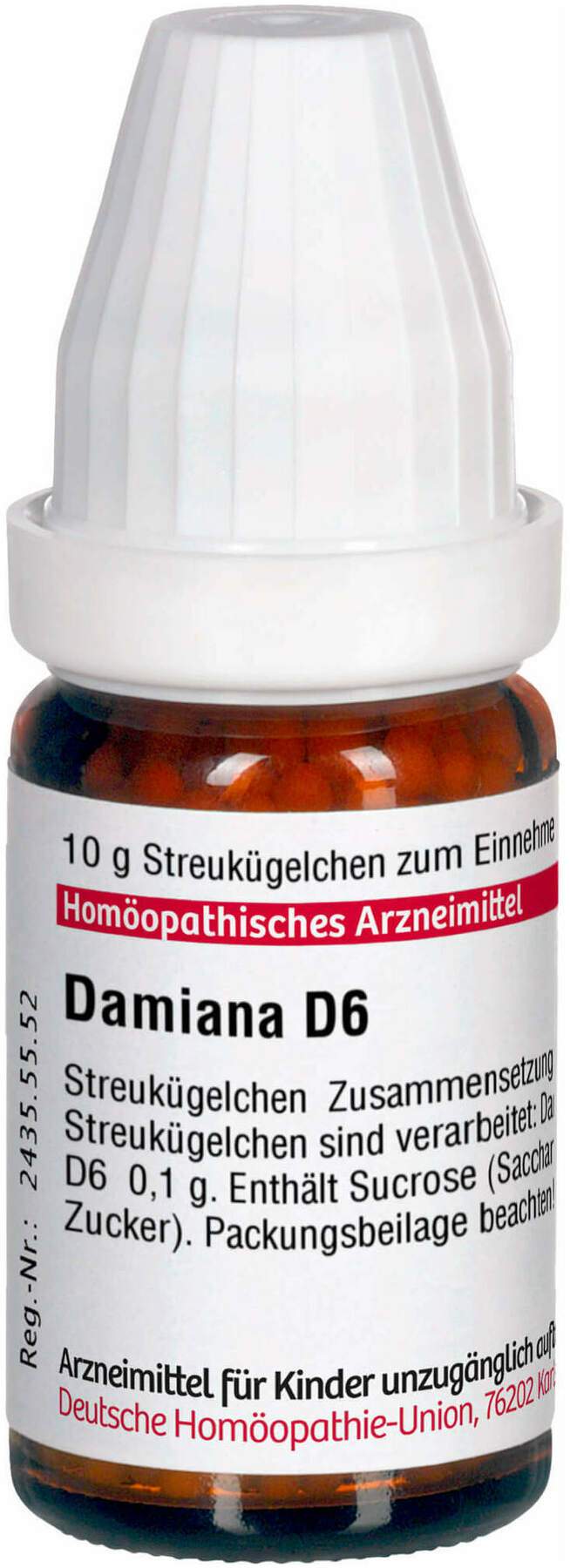 Dhu Damiana D6 10 G Globuli