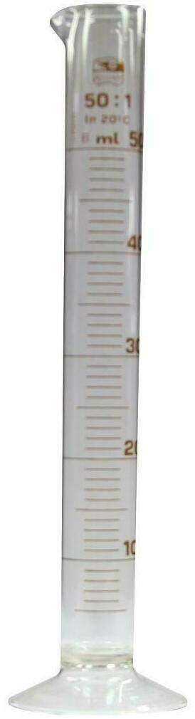 Messzylinder Glas 50 ml Graduiert