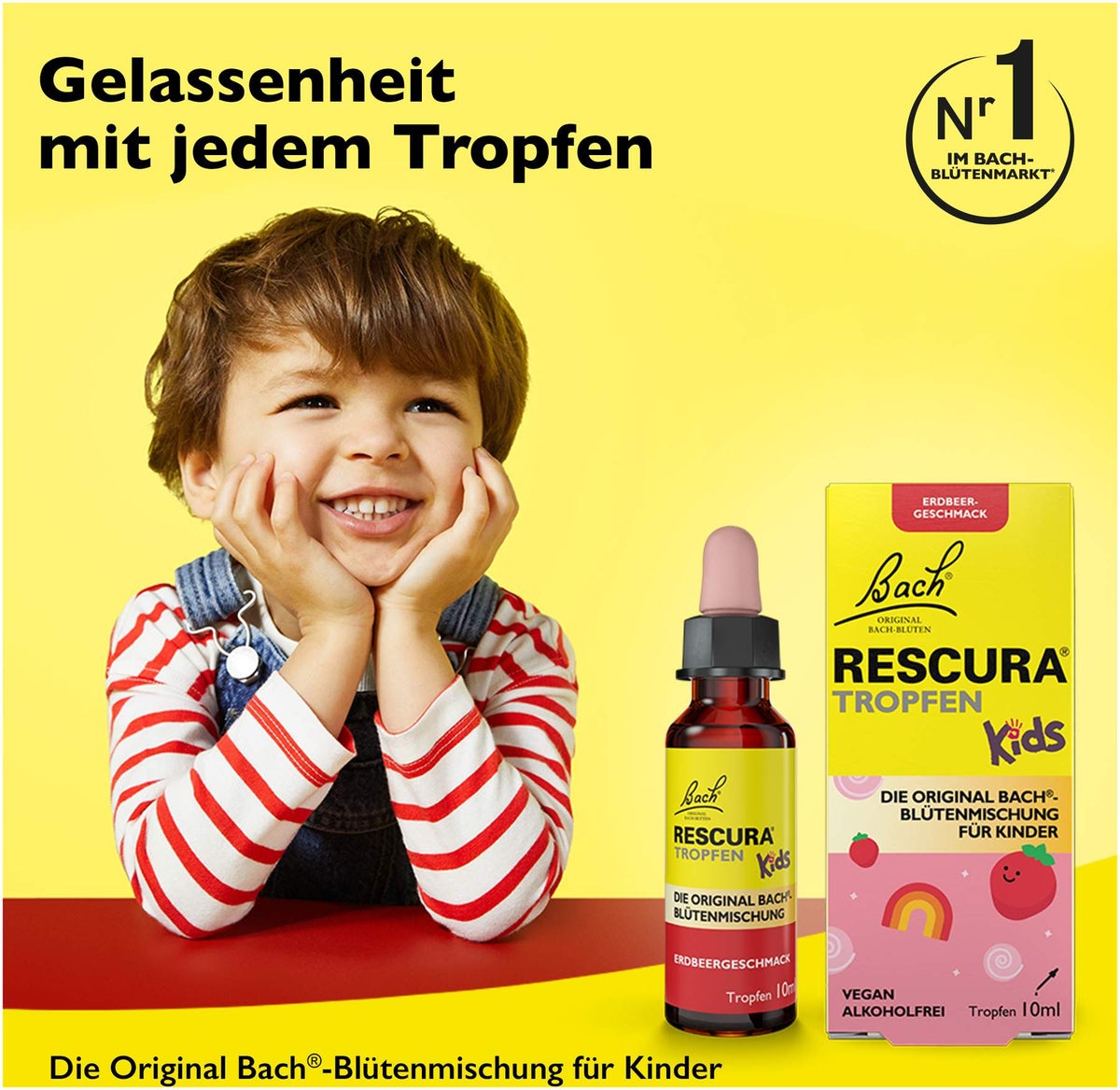 Bach Original Rescura Kids Erdbeer 10 ml Tropfen