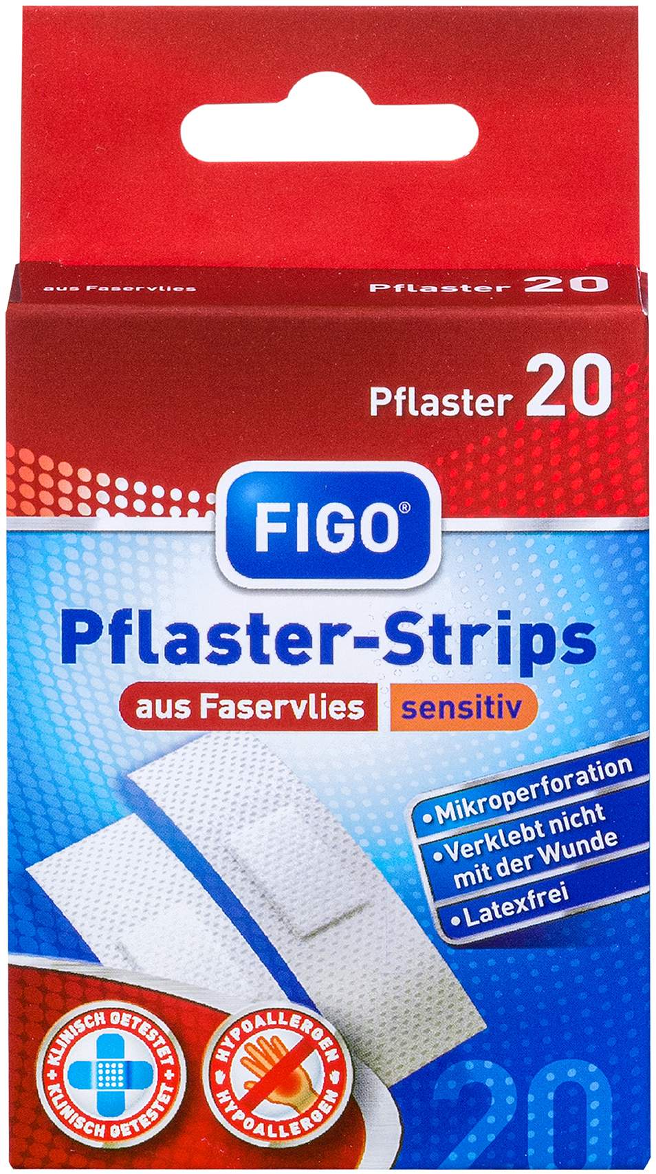 Figo Pflaster-Strips Sensitiv 20 Stück