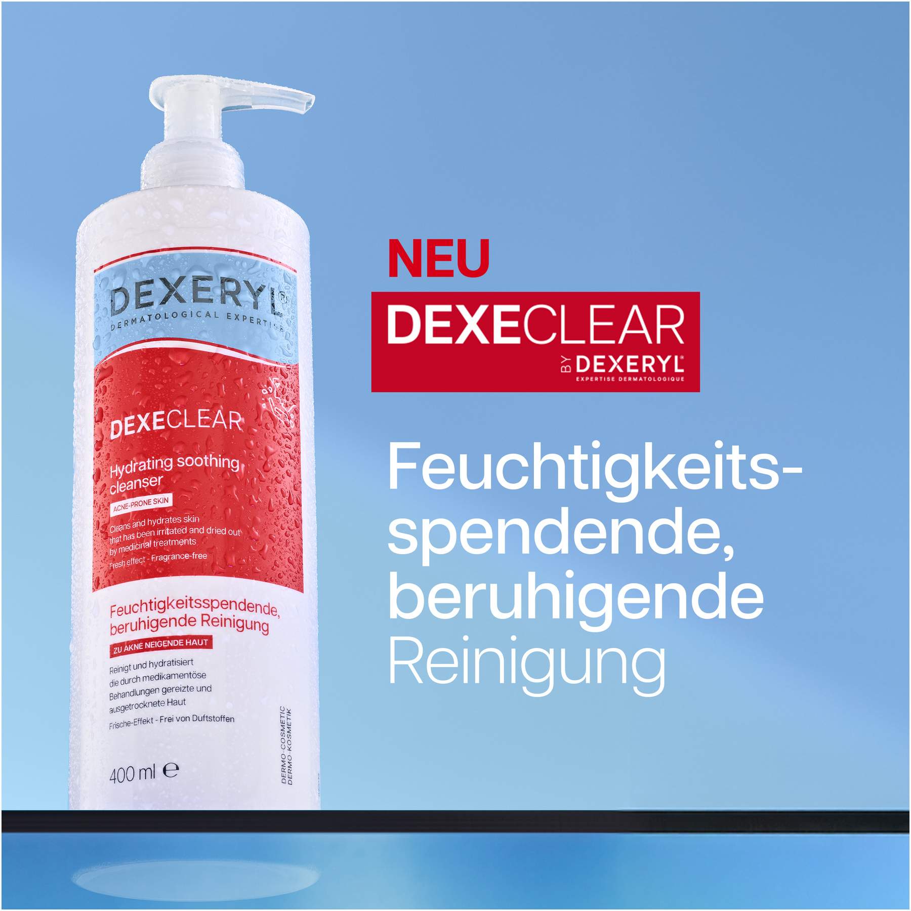Dexeryl Dexeclear feuchtigkeitsspendende Reinigung 400 ml