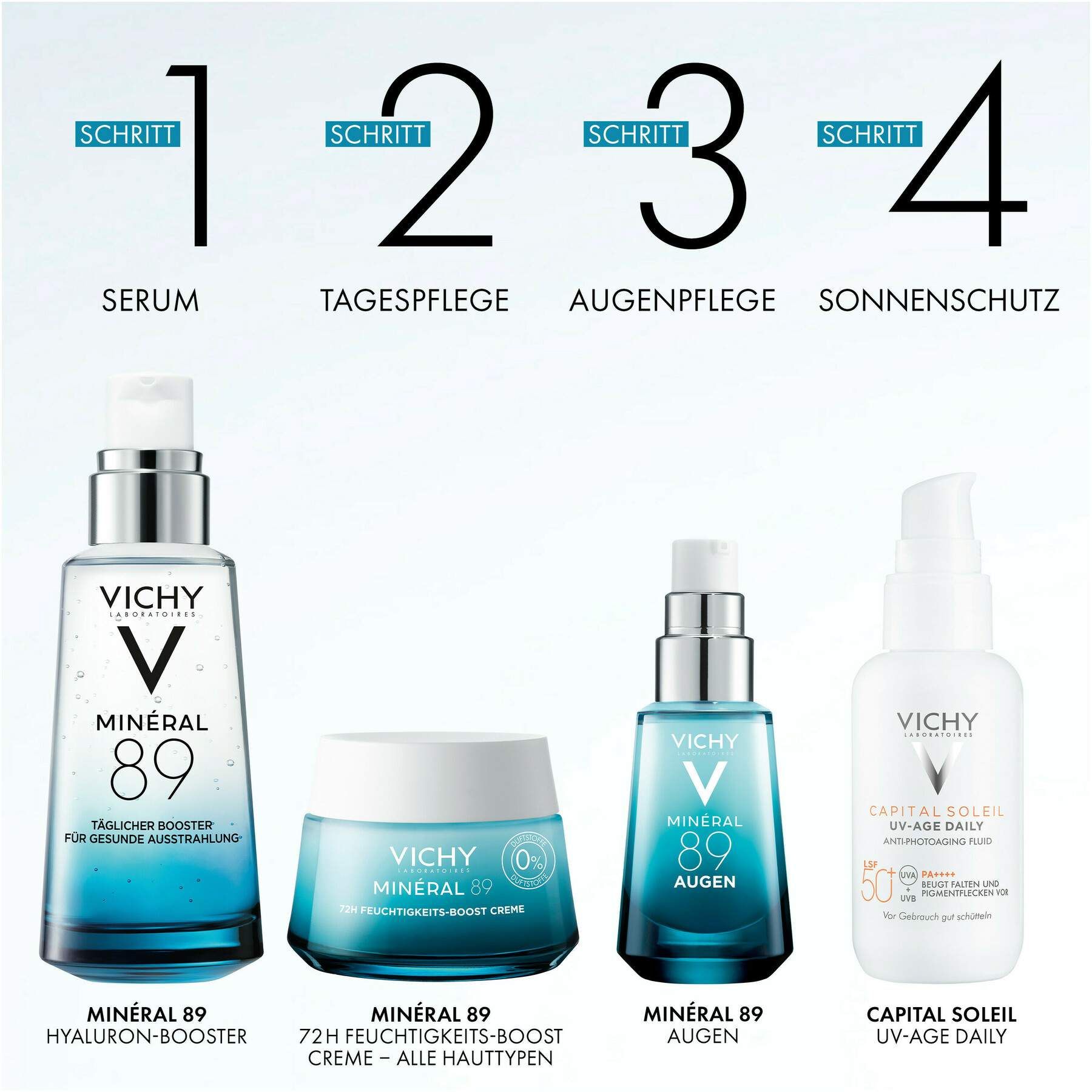Vichy Mineral 89 72h Feuchtigkeits-Boost 50 ml Creme
