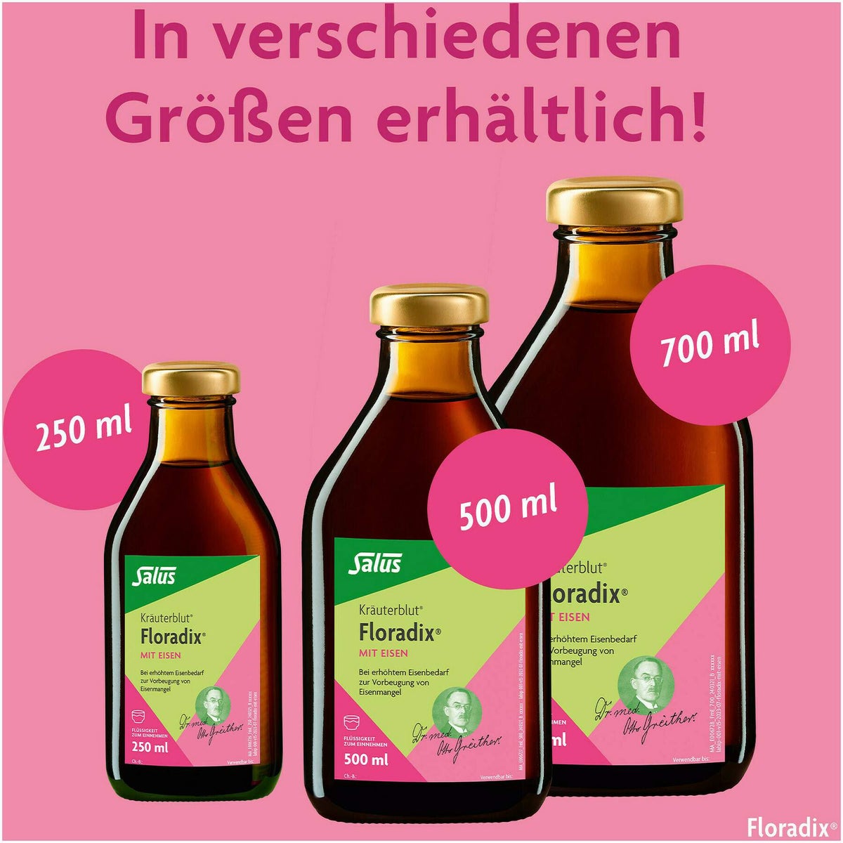 Floradix mit Eisen Flüssigkeit zum Einnehmen 700 ml