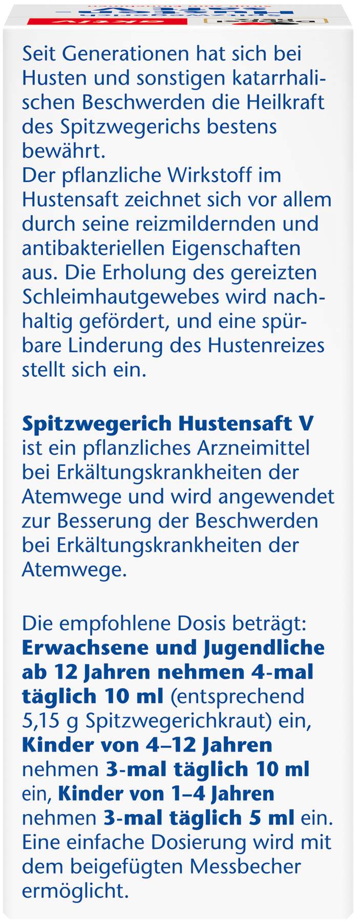 Doppelherz Aktiv Spitzwegerich Hustensaft V