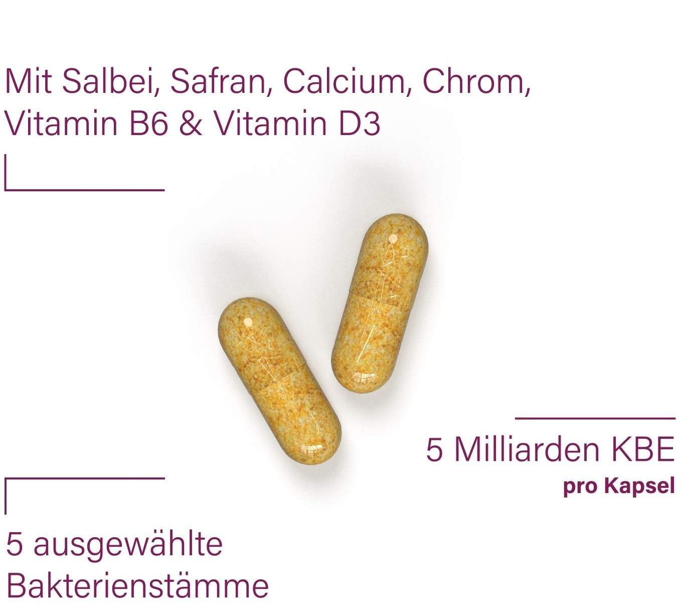 Nupure Probameno Milchsäurebakterien + Vitamine 30 Kapseln