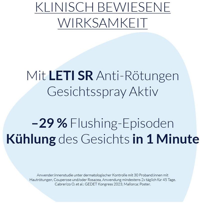LETI SR Anti Rötungen Gesichtsspray aktiv 75 ml