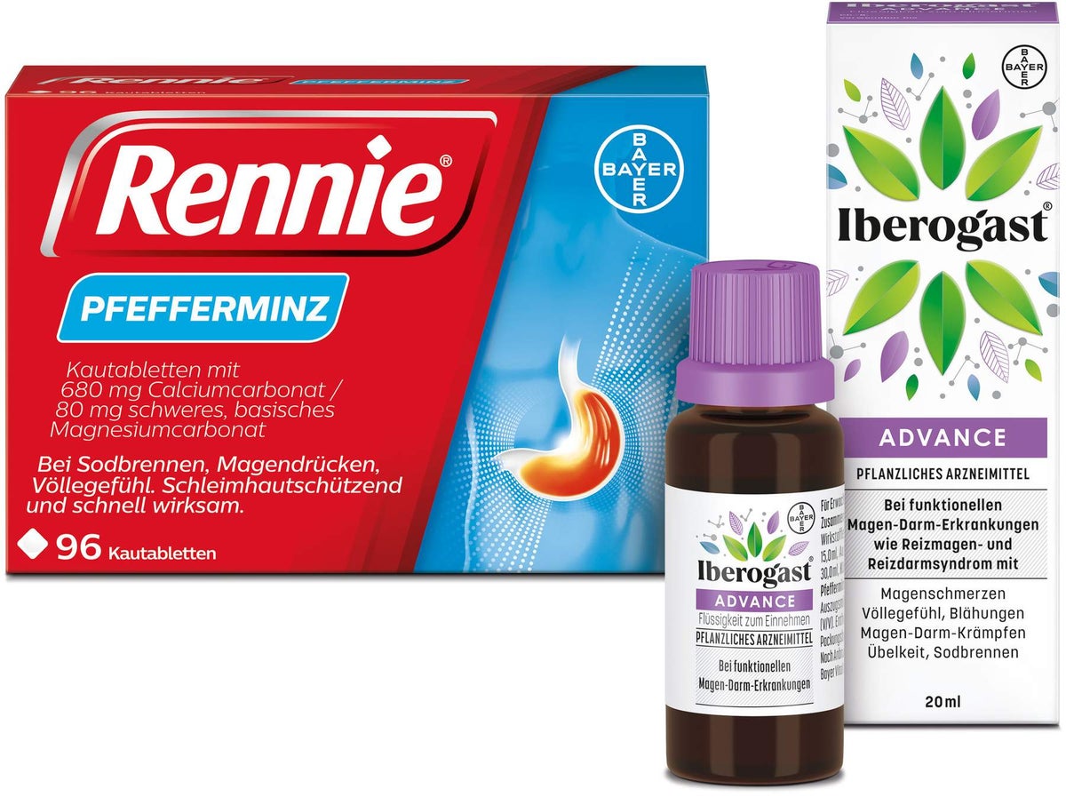 Rennie 96 Kautabletten + Iberogast Advance 20 ml