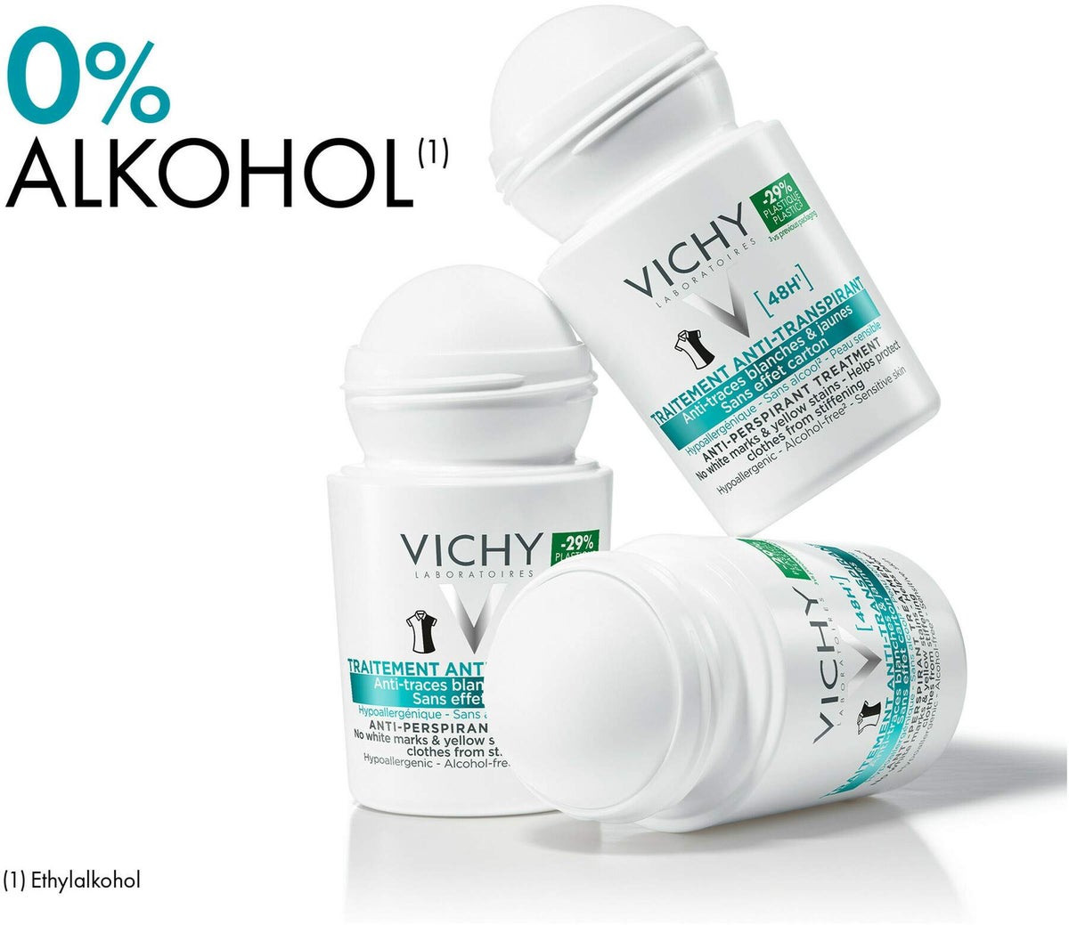 Vichy Deo Roll On Anti Flecken 48h 50 ml Creme
