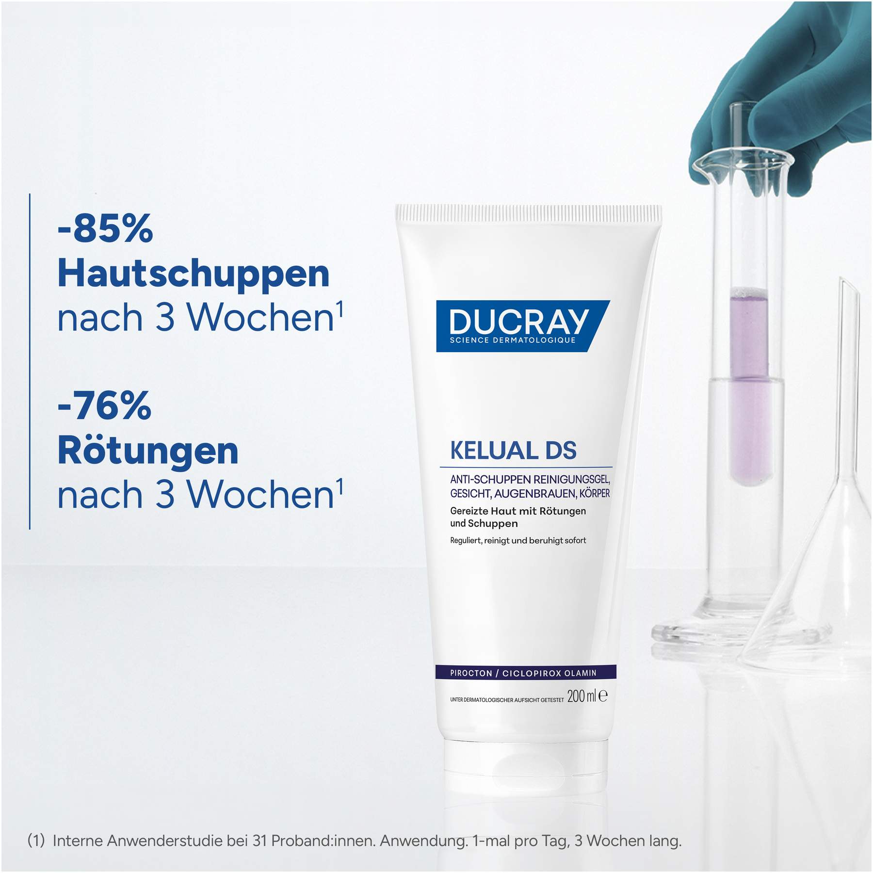 Ducray Kelual DS Anti-Schuppen Reinigungsgel 200 ml