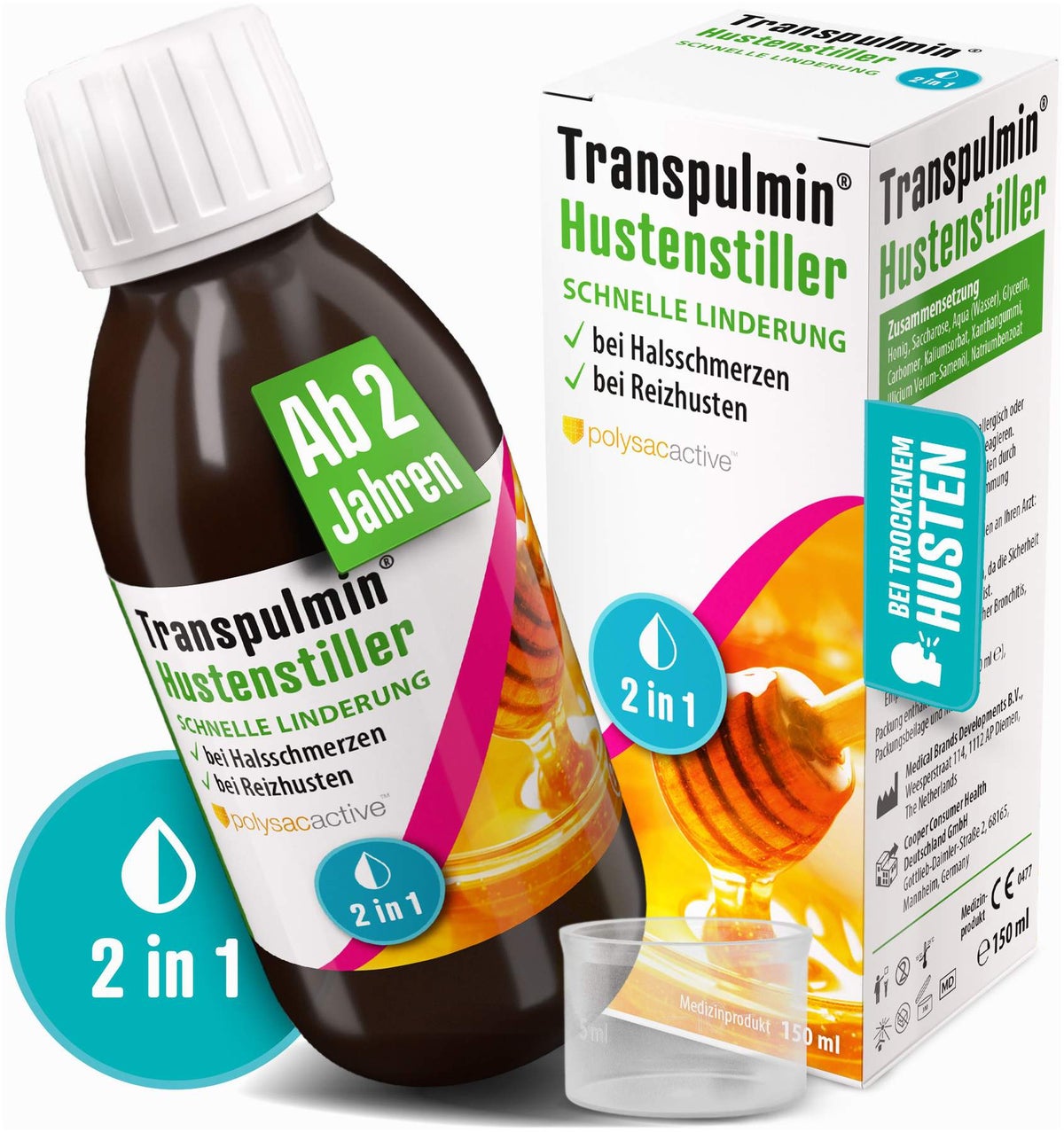 Transpulmin Hustenstiller Sirup 150 ml