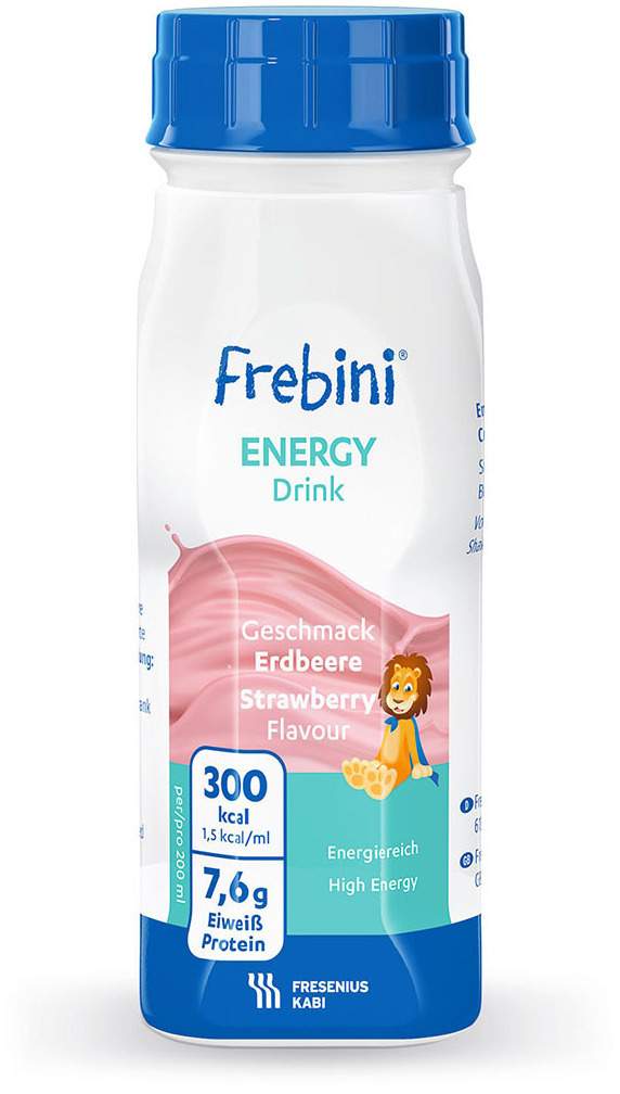 Frebini Energy Drink Erdbeere Trinkflasche