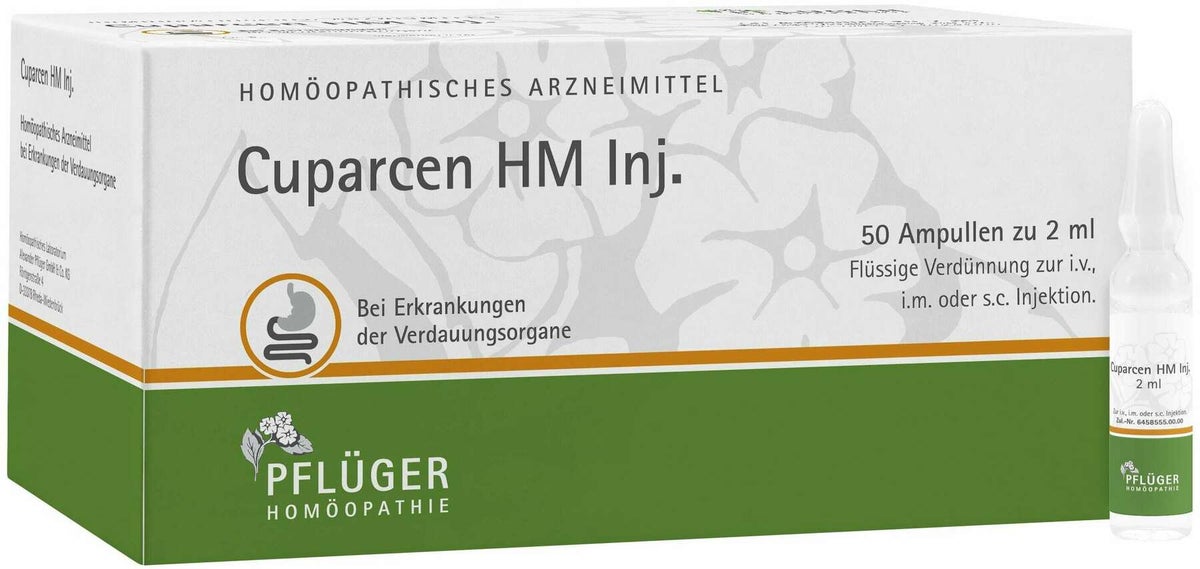Cuparcen Hm Inj. 50 Ampullen A 2 ml