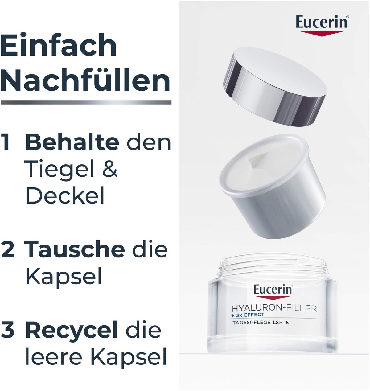 Eucerin Hyaluron Filler Tagespflege Trockene Haut 50 ml