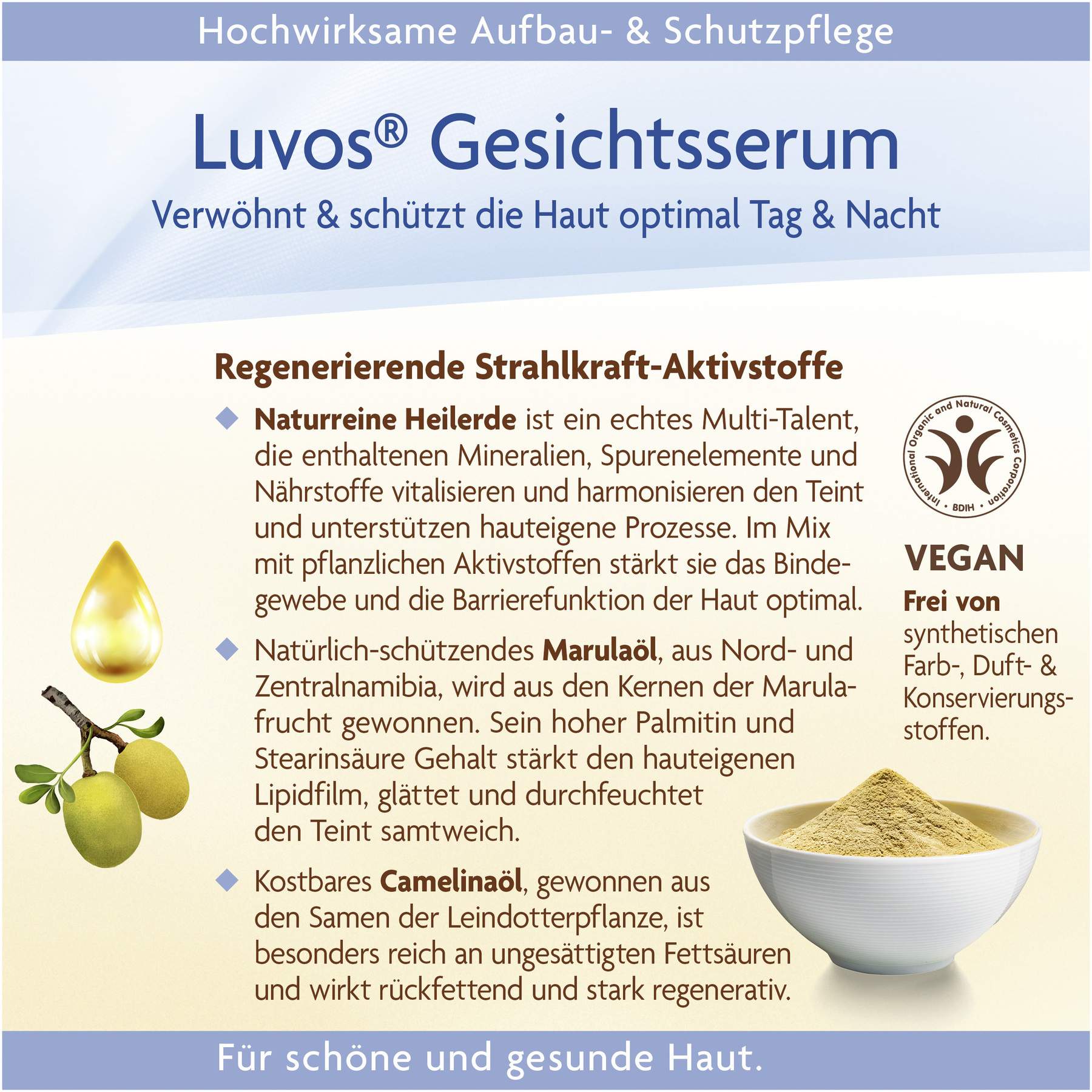 Luvos Naturkosmetik Gesichtsserum Intensivpflege 50 ml