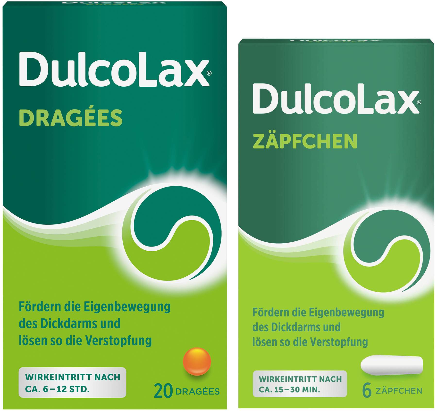 Dulcolax Dragees 20 Stück + Dulcolax Suppositorien 6 Stück