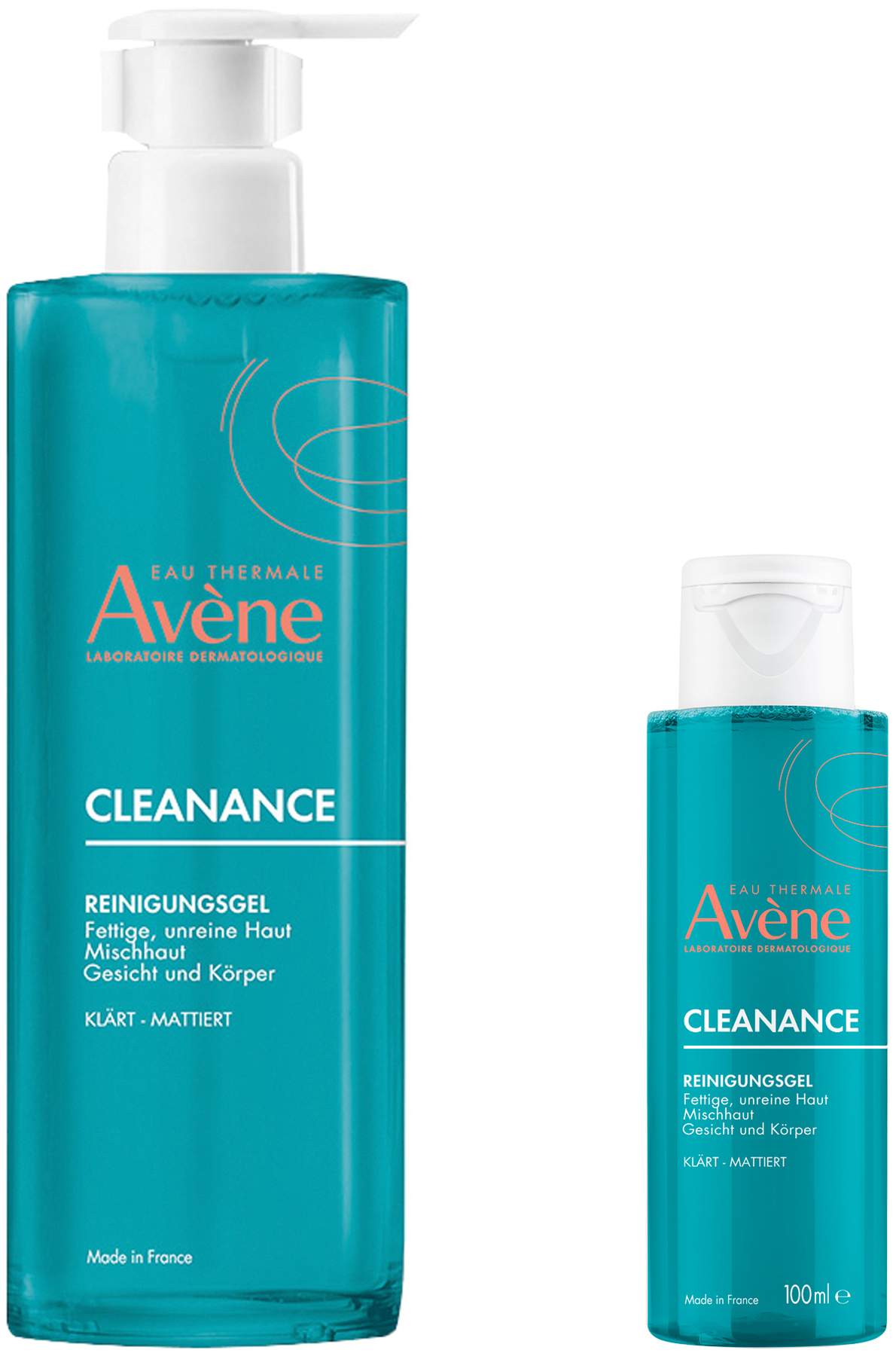 Avene Cleanance Reinigungsgel 400 ml + gratis Reinigungsgel 100 ml
