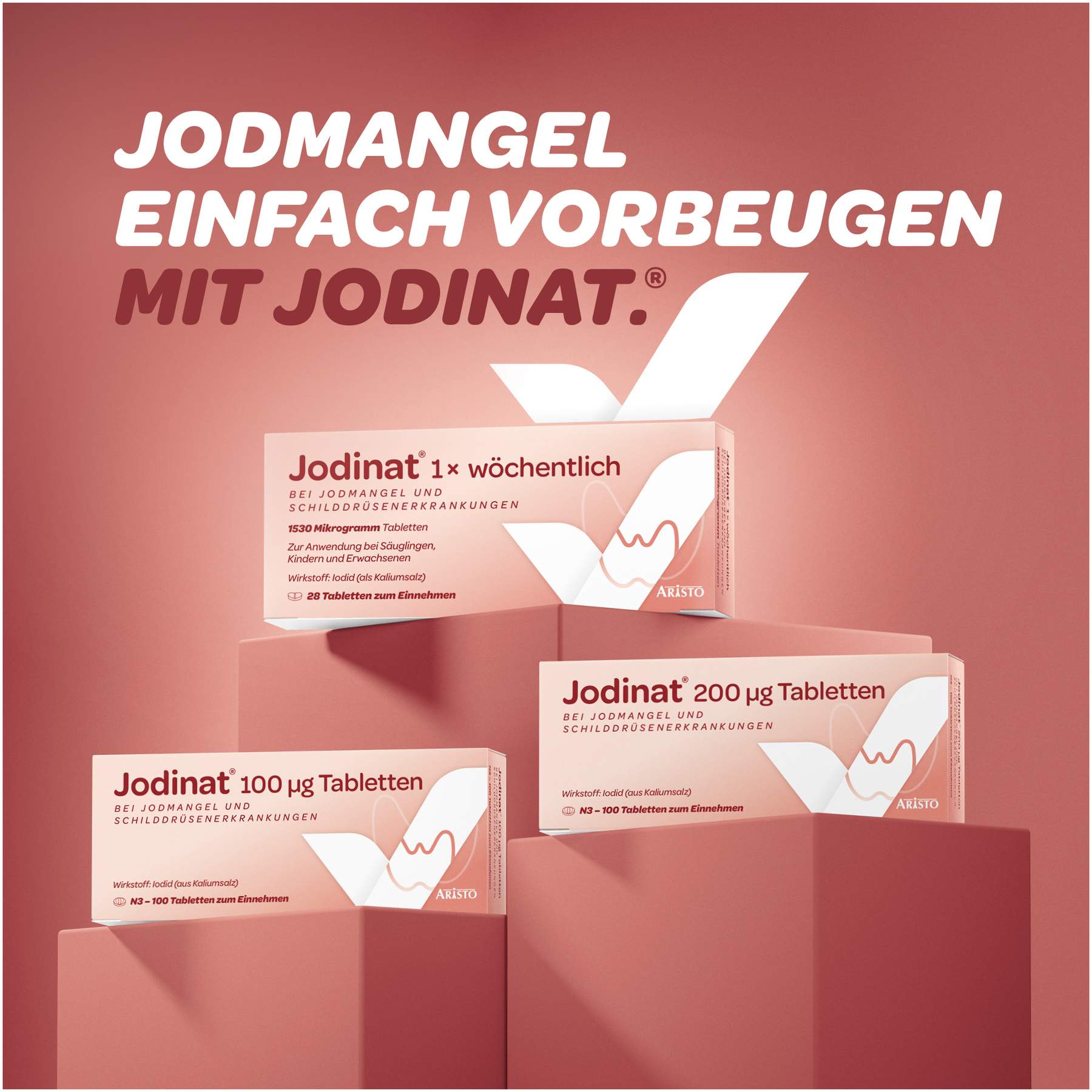 Jodinat 1x wöchentlich 1530 Mikrogramm 28 Tabletten