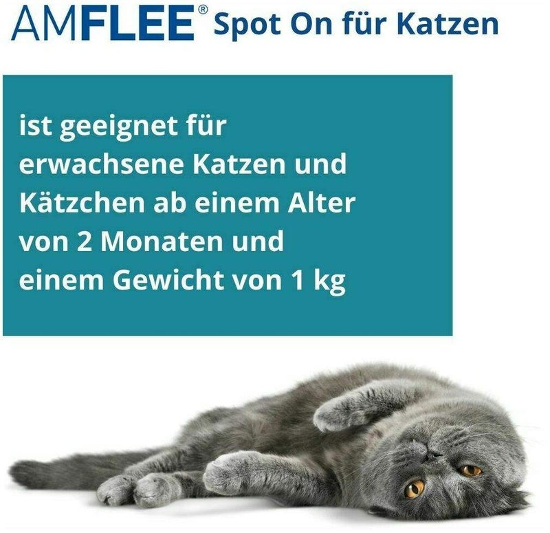 Amflee 50 mg Spot-On Lösung Für Katzen 3 Stück